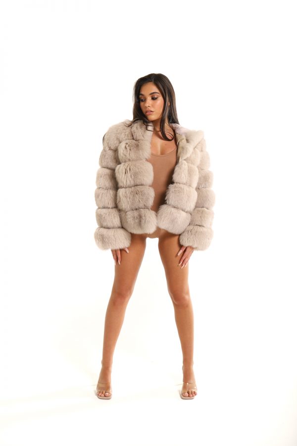 Melanie Hooded Fox Fur