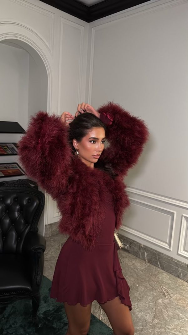 Evelina marabou feather
