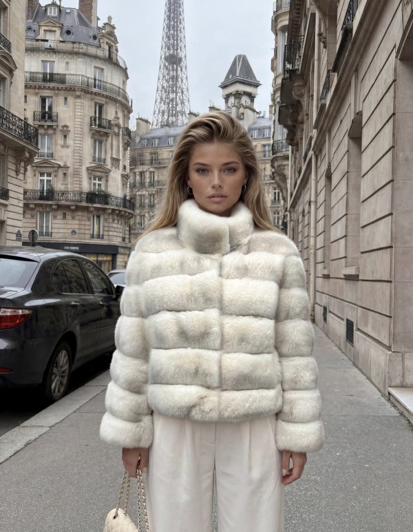 Sofia Rabbit Fur White